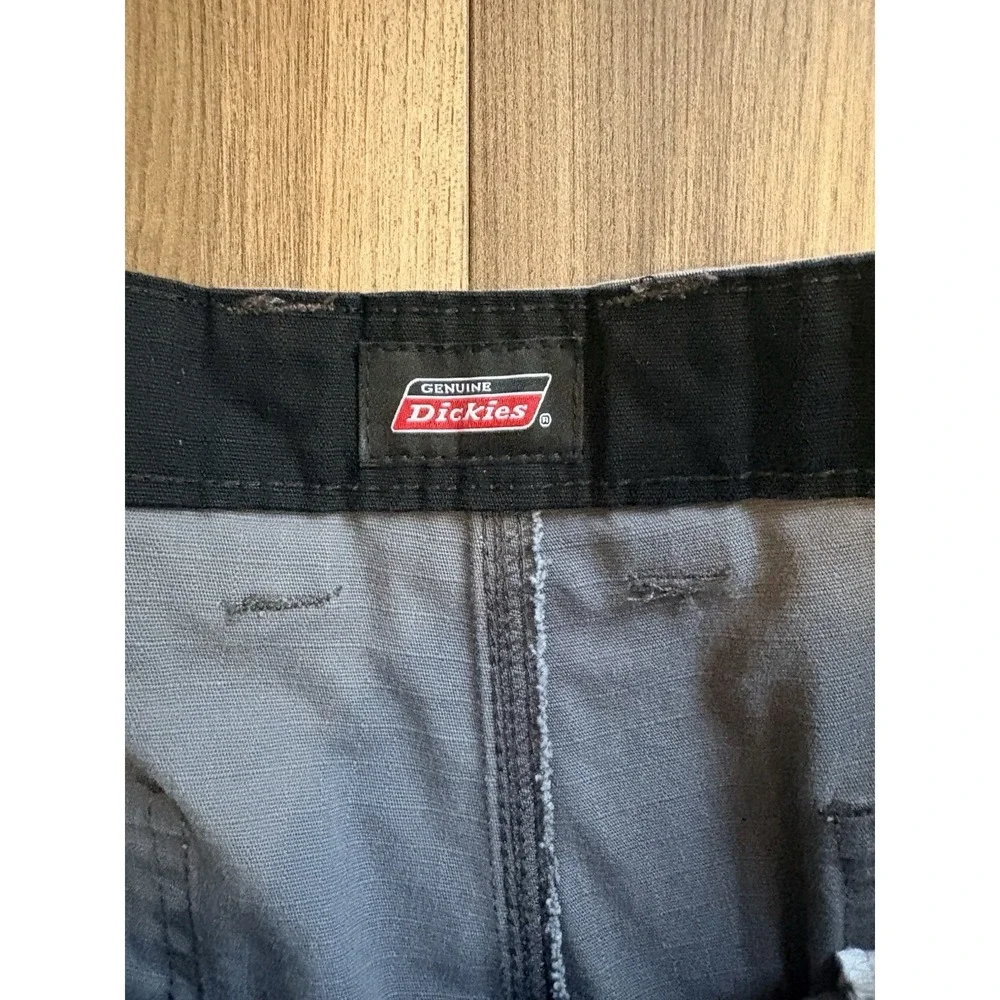 Dickies Work Wear Shorts Gray‎ Cargo Carpenter Cotton Blend Men's 34